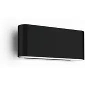 Wever & Ducre utendørs LED-vegglampe Kiosk 1.0, svart, 2 700 K