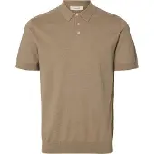 Selected Strikket Poloskjorte