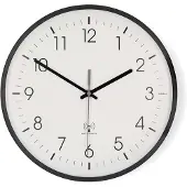 Nedis Clwa6226bk Veggklokke 30 Cm