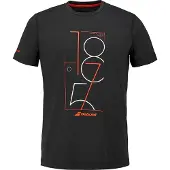 Babolat Exercise Graphic Kortarmet T-skjorte