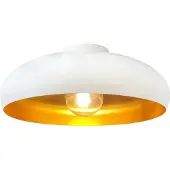 ROYALTECH Olli taklampe, hvit/gull Ø 40 cm, metall, E27