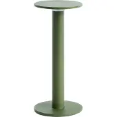 HAY LED-batteridrevet bordlampe HOST PORTABLE, olivengrønn, 22 cm, IP44