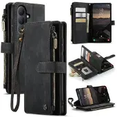 CASEME Samsung Galaxy S26 C30 Multifunksjonell Lommebok-deksel - Svart