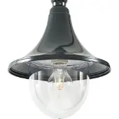 LINDBY utelampe Daphne, 220 cm, grønn, metall, E27