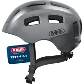 ABUS Sykkelhjelm - Youn-I 2.0 - Grafitt Sølv - - 52-58 cm - Sykkelhjelm