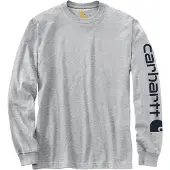 Carhartt Long Sleeve T-Shirt Men Heather Grey XXL