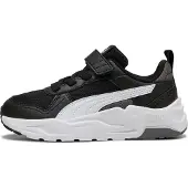 Puma Trinity 2 Sneakers Kids, Shoes, Black/White/Cool Dark Gray, 32