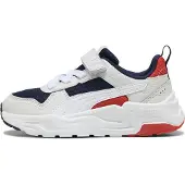 Puma Trinity 2 Sneakers Kids, Shoes, Navy/White/Feather Gray, 28.5