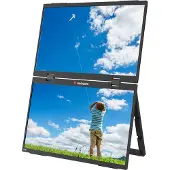 Verbatim Essentials - LCD-skjerm - 15.6 - portabel - 1920 x 1080 Full HD (1080p) @ 60 Hz - IPS - 250 cd/m² - 1000:1 - 10 ms - Mini HDMI, 2xUSB-C - høyttalere