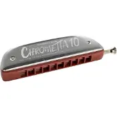 Hohner Chrometta Colour 10 C Major Pink