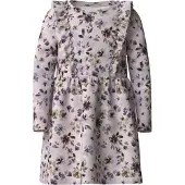 Name It Mini Kjole - Noos - NmfKayla - Kalsitt/Grape Kompott - - 3 år (98) - Kjole