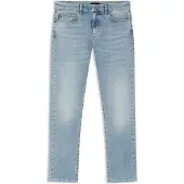 Hugo Boss for man. 50556874 Jeans Delaware slim fit turquoise (38/32), Blue, Casual, Cotton, Denim