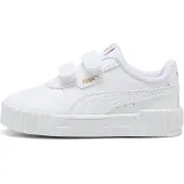 Puma Carina 3.0 Sneakers Toddler, Shoes, White/Gold, 24