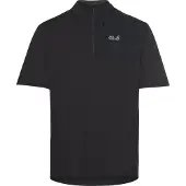Jack Wolfskin Sucol Halv Glidelås Kort Ermet T-skjorte