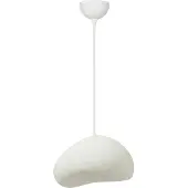 Opviq Hengelampe Loval, hvit, 32 x 27 cm, glassfiber, E27