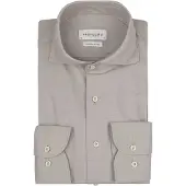 Profuomo Japansk Strikket Skjorte Melange Beige Størrelse