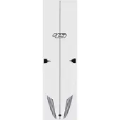 Haydenshapes White Noiz PE-C Futures Surfebrett mønster