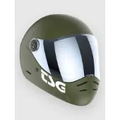 TSG Pass 2.0 Solid Color +Bonus Visor Hjelm grønn