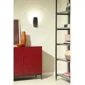 Casablanca Ashiya LED-vegglampe, titansvart