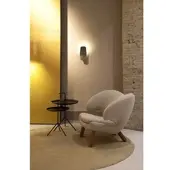 Casablanca Ashiya LED-vegglampe, smaragdsvart