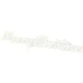 Luca Lighting Julevegglampe Neon Hvit - Merry Christmas