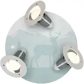 Elobra Taklampe Scandi Savanne, oransje, Ø 29 cm, 3 lyskilder