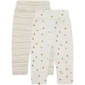 Hust and Claire Luca Leggings 2 Pak Snow White (80 / 1 år)