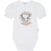 Hust&Claire Britt Body White (74 / 9 mnd)