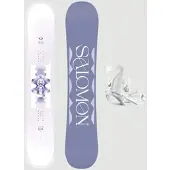 Salomon Lotus+Spell White S 2026 Snowboardpakke mønster