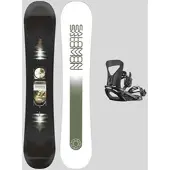 Salomon Pulse + Pact Black L 2026 Snowboardpakke mønster