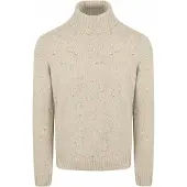 Suitable Suitabe Turteneck Donega Tweed Eco Woo Beige Størrese