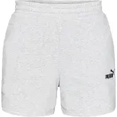 Puma Essentials 5'' High-Waist Shorts Women, Clothing, Light Gray Heather, S