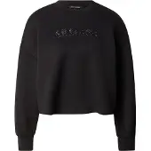 Armani Exchange for woman. XW002049AF21298UC001 Boxy sweatshirt black (XS), Casual, Cotton