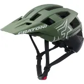 Cratoni Allset Pro, sykkelhjelm, matt sort/grønn
