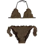 Sundek Mini Magnolia With Triangle Top And Bottom With Bows Bikini