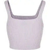 Urban Classics Cropped Knit Ermeløs Topp