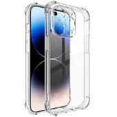 IMAK iPhone 15 Pro Drop-Proof TPU-deksel - Gjennomsiktig