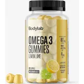 Bodylab Omega-3 Gummies - 60 stk - Lemon Lime