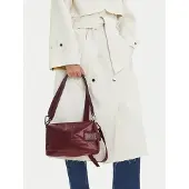 Hispanitas for woman. BI254151 Grained burgundy bag (OSFA), Casual, Polyurethane