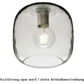 Casablanca Murea taklampe, opalhvit, Ø 25 cm