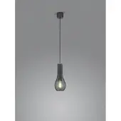 HELESTRA Hengelampe Gara, røykglass, 1 lyskilde