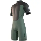 Mystic Brand Flatlock 3/2mm Kortermet Shorty Med Glidelås Bak