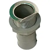 Marine Town 1805252 52 Mm Rustfritt Stål Pvc Skroggjennomføring