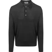 KING Essentials The Robert Langermet Polo Merino Svart Størrelse