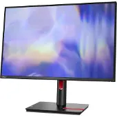 Lenovo ThinkVision T24d-30 - LED-skjerm - 24 - 1920 x 1200 Full HD (1080p) @ 100 Hz - IPS - 300 cd/m² - 1500:1 - 4 ms - HDMI, VGA, DisplayPort - høyttalere - ravnsort