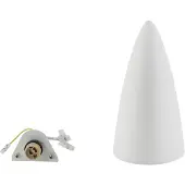 LINDBY vegglampe Pascali, høyde 42 cm, hvit, gips