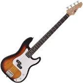 Gear4Music LA Bassgitar fra Sunburst