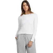 GUESS Jeans Slim Logo Emb Langarmet T-skjorte