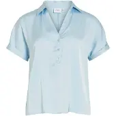Vila Enna Ravenna Top Kort Ermet Bluse