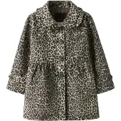 Name It Mini Frakk - NmfMadelin - Birch m. Leopard - - 2 år (92) - Overgangsjakke